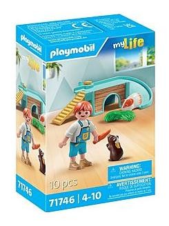 Playmobil My Life 71746 Chłopiec ze świnką morską