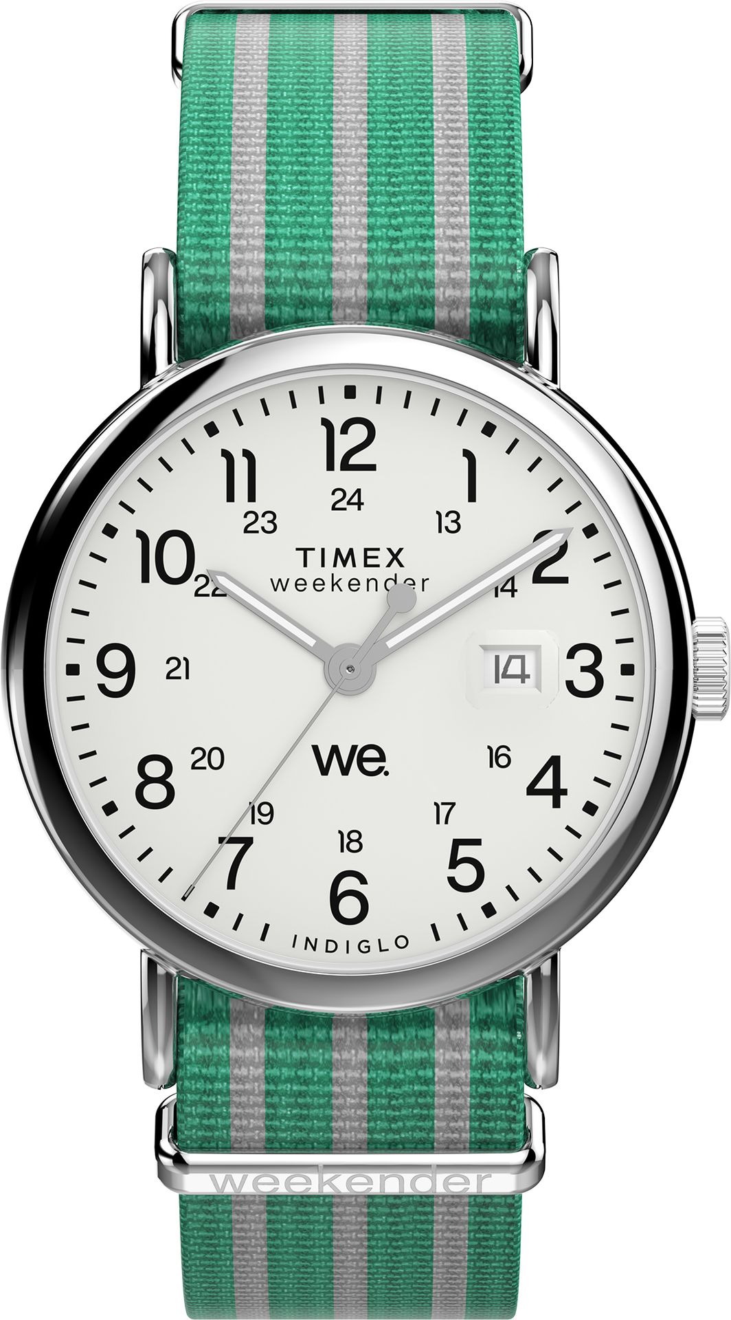 Zegarek Timex TW2Y08800 Weekender 40mm Fabric Strap