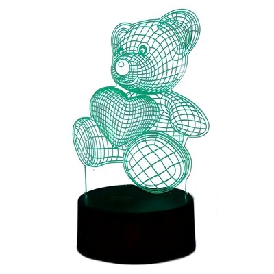 Lampka nocna EXTRALINK Miś serce 3D USB