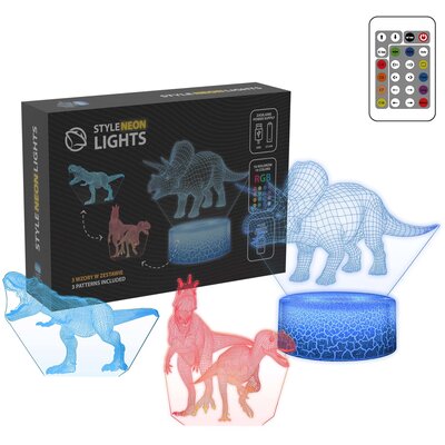 Lampka LED MANTA Style Neon Lights Dinozaury SNL117RGB