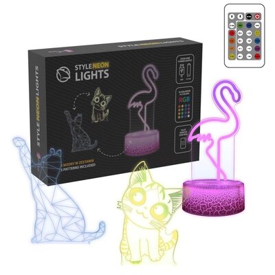 Lampka LED MANTA Style Neon Lights Zwierzątka SNL119RGB