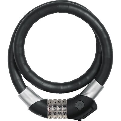 Zapięcie rowerowe ABUS Steel-O-Flex Raydo Pro 1460/85 + uchwyt TEXKF Linka Czarny