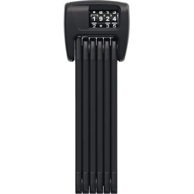 Zapięcie rowerowe ABUS Bordo Combo 6000C/90 + SH SF Saddlefix + Raincap Folding Lock Składane Czarny