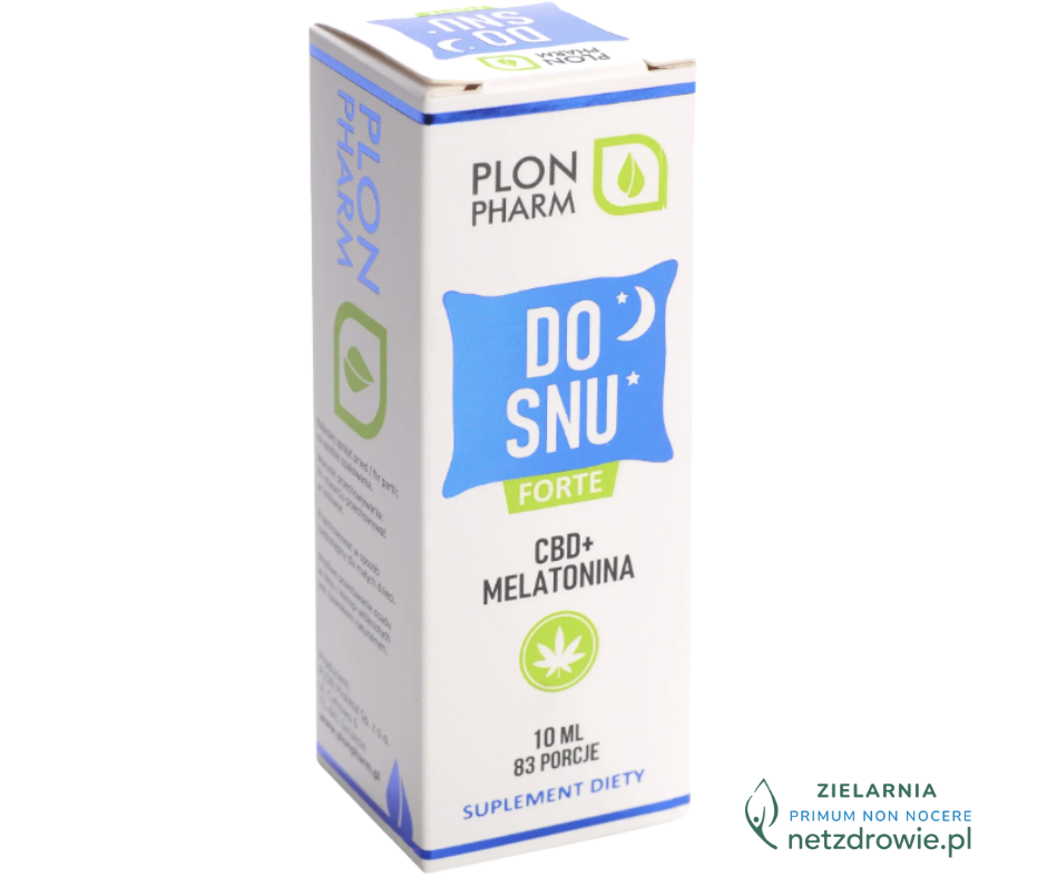DO SNU Forte CBD+ melatonina 10ml Plon Pharm
