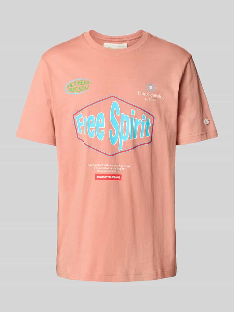 T-shirt z detalami z logo