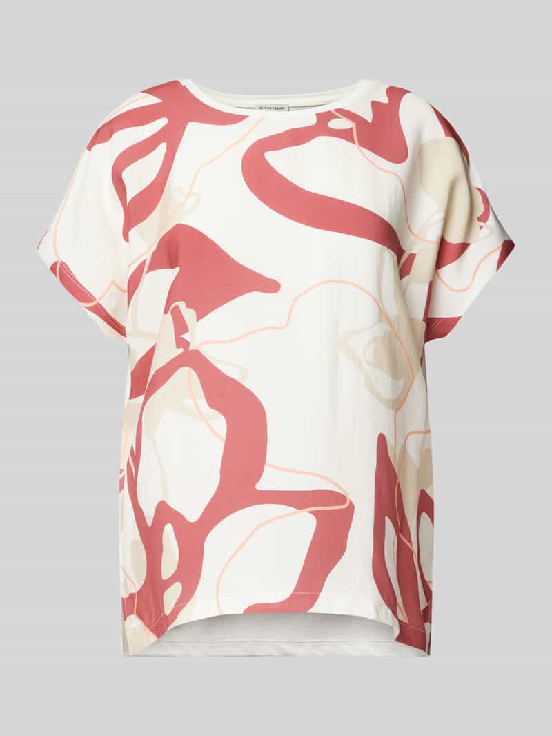 T-shirt o kroju regular fit z mieszanki wiskozy, bawełny i modalu