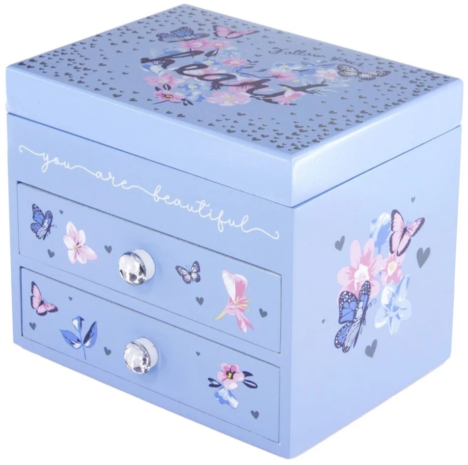 Skrzynka muzyczna na biżuterię Tinka Motyl (7036578039022)
