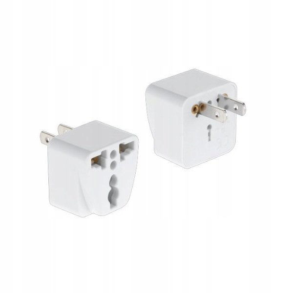 Adapter podróżny przejściówka wt. usa - gn. pl / anglia uk uniwersalne