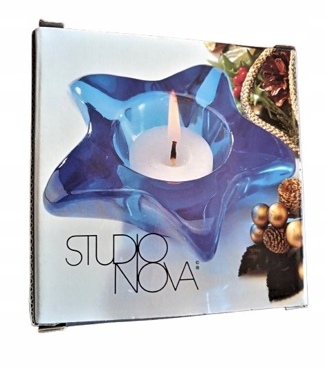 Świecznik szklany Studio Nova