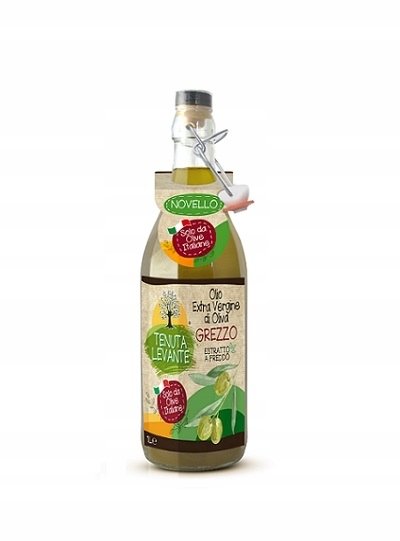 Oliwa z oliwek Olio extra vergine Grezzo 1l - Levante