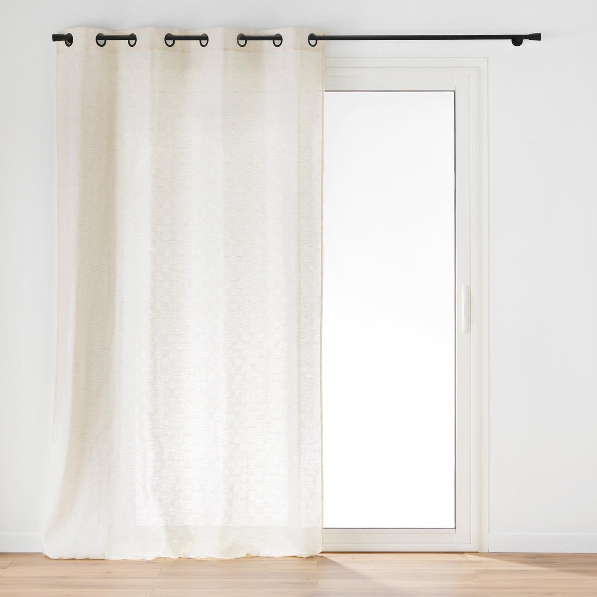 Zasłona okienna z efektem lnu, 140 x 260 cm, LOGAN
