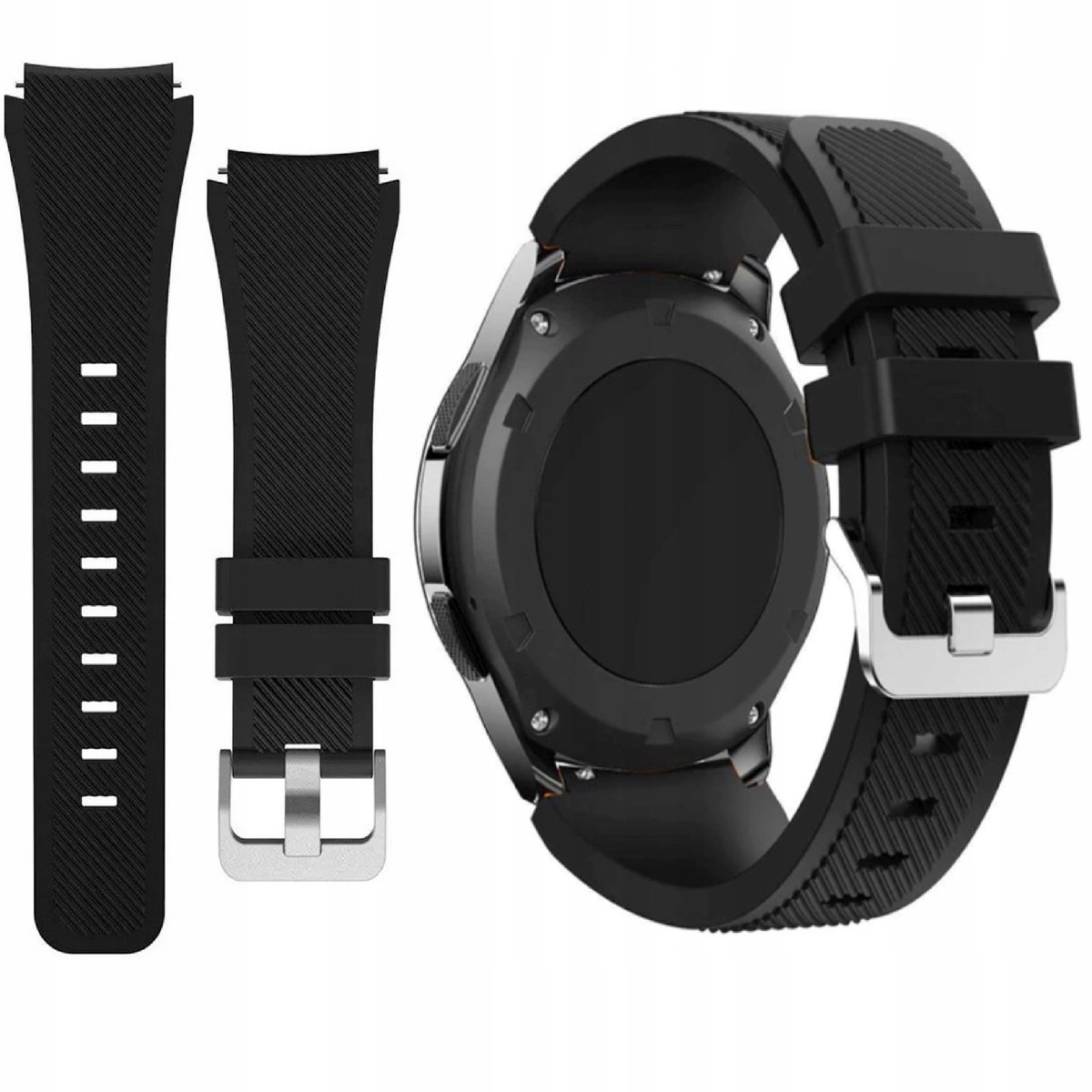 PASEK DO ZEGARKA 22MM SMARTWATCH 22MM + 2 TELESKOPY SILIKONOWY KOLORY