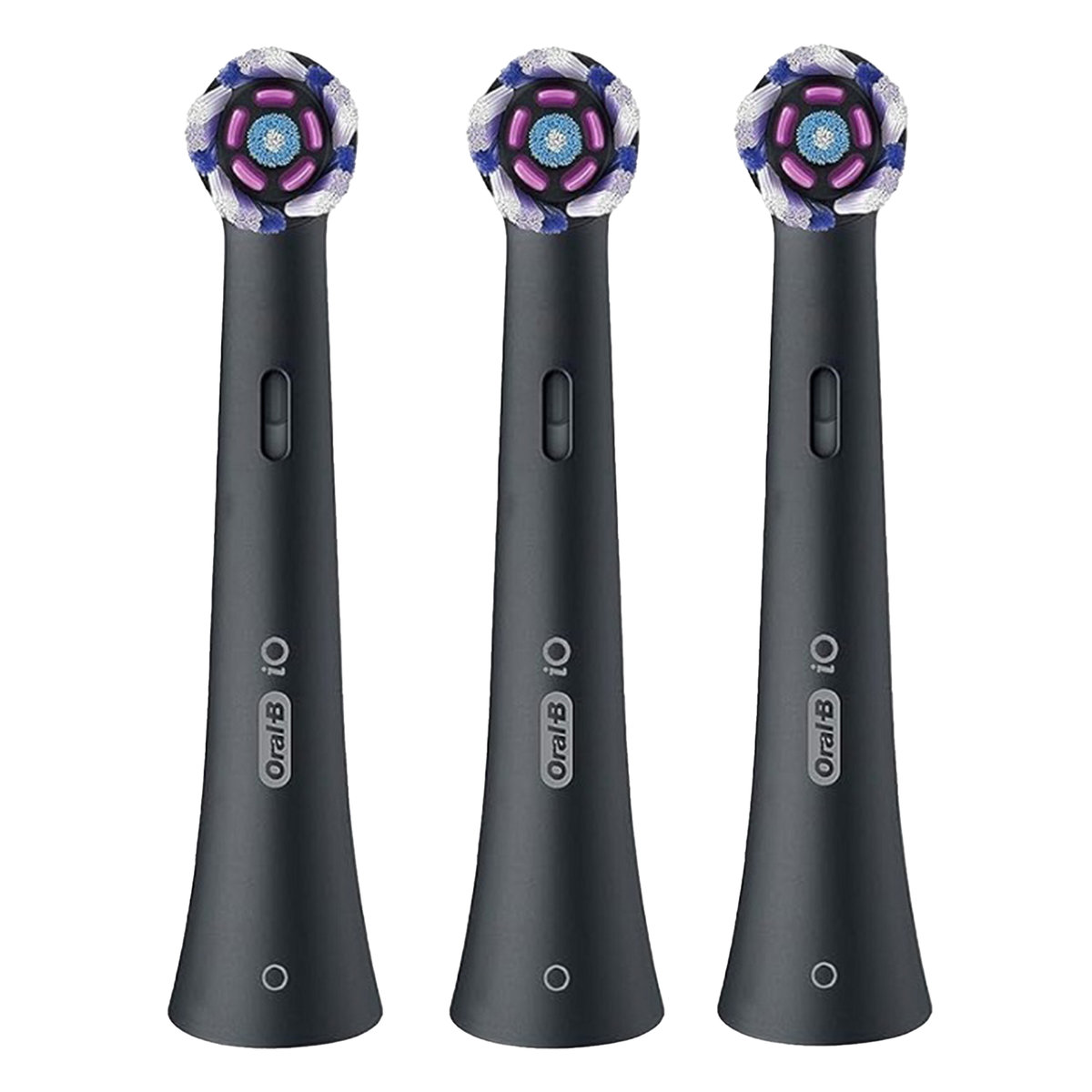 3x Końcówka do szczoteczki elektrycznej Oral-B iO Radiant White Czarne