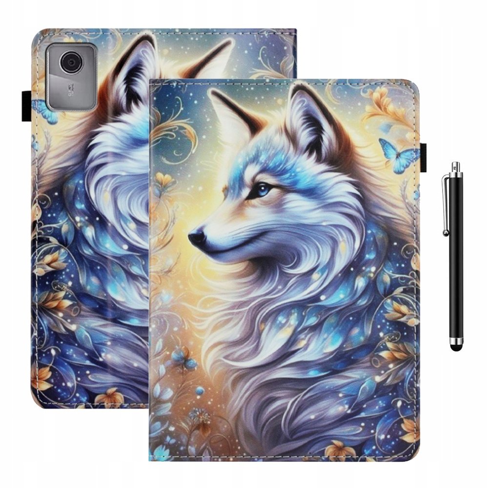 ETUI SKÓRZANE GRAFIKA + RYSIK do Lenovo Tab M11 10,95 TB-330