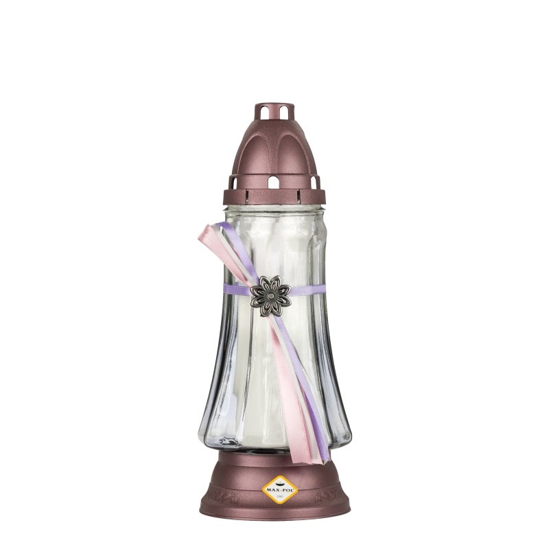 ZNICZ SZKLANY 1044 NT BORDO GRAFIT MAX-POL 29cm