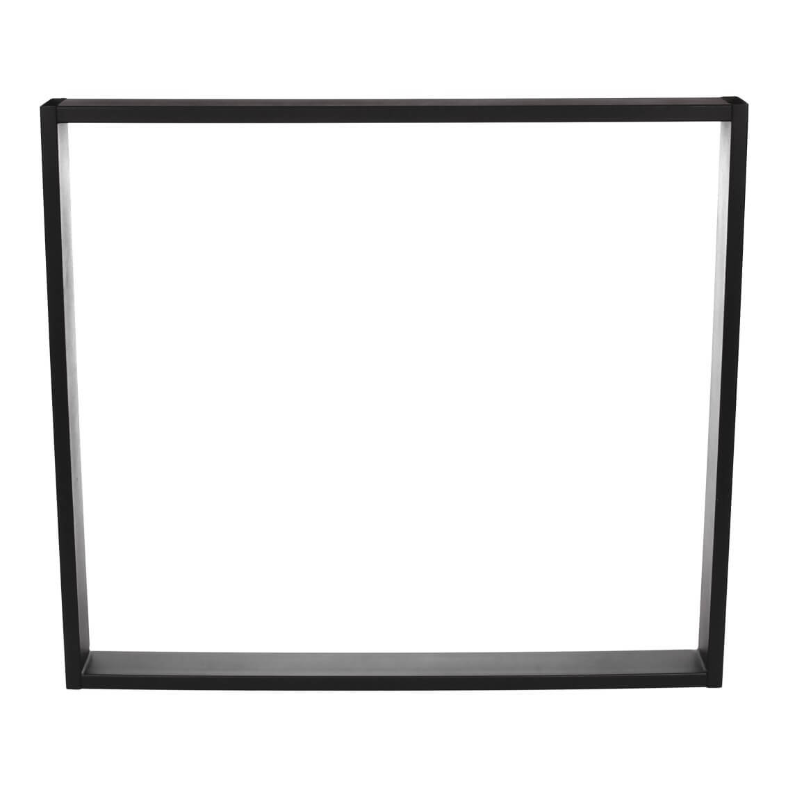 SIMPLE-6x2 Nogi do stołu 60x72cm metalowe czarne x2 szt.