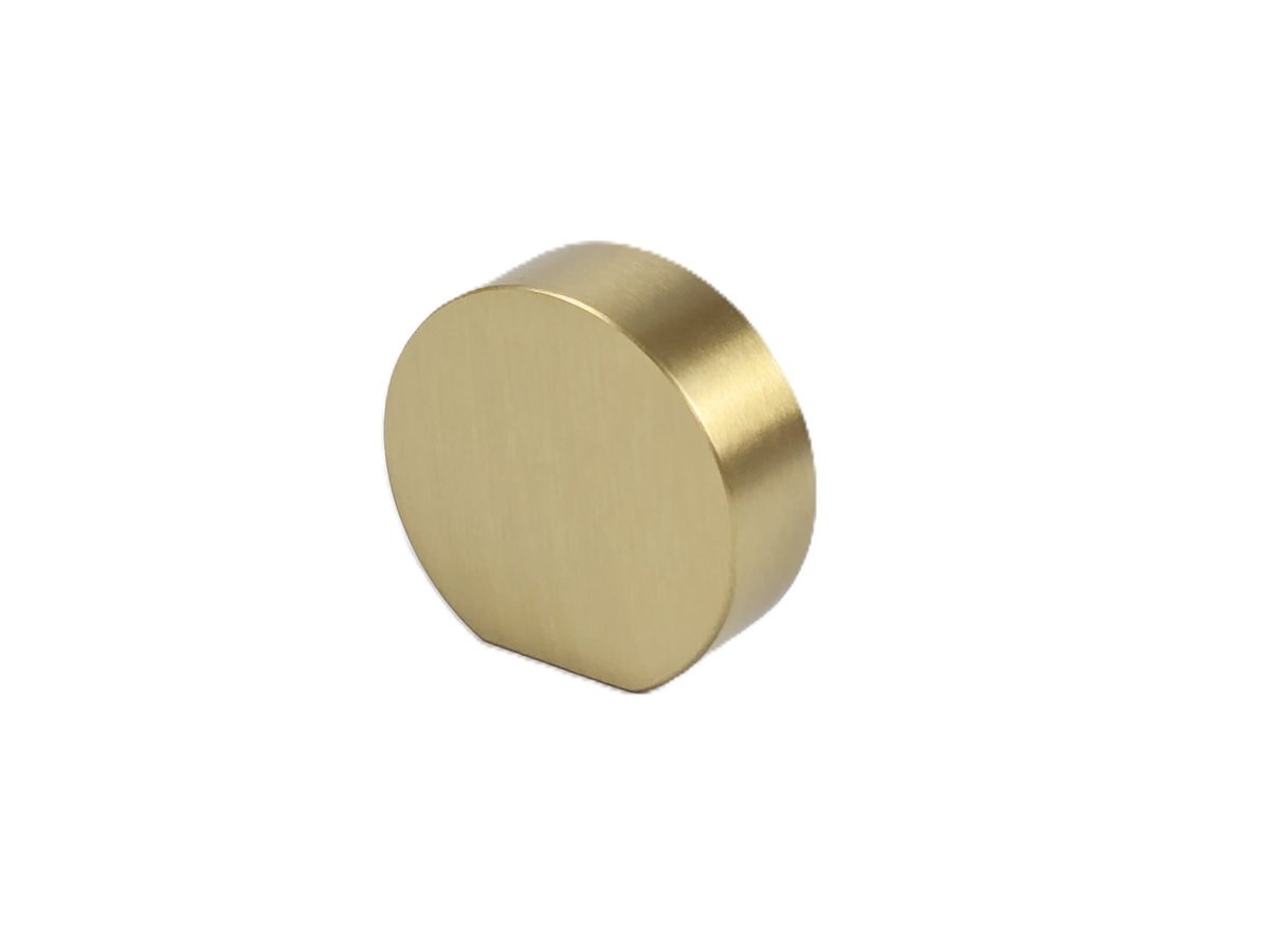 Uchwyt meblowy złoty mosiądz gałka 32 mm