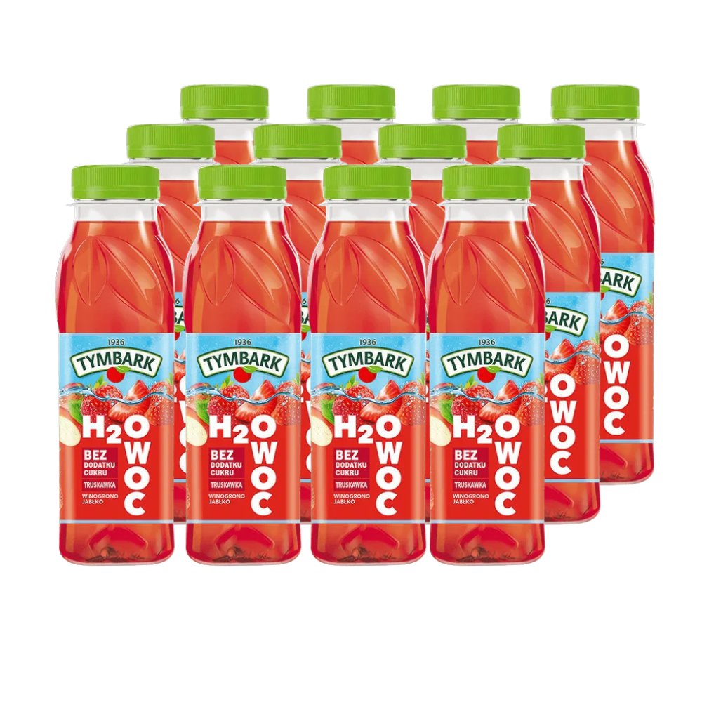 Tymbark H2Owoc Truskawka 300ml x 12szt