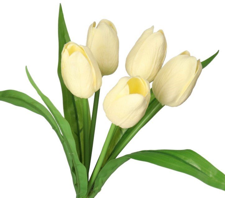 Tulipany Bukiet Tulipanów Gumowane Gumowe Silikonowe Jak Żywe