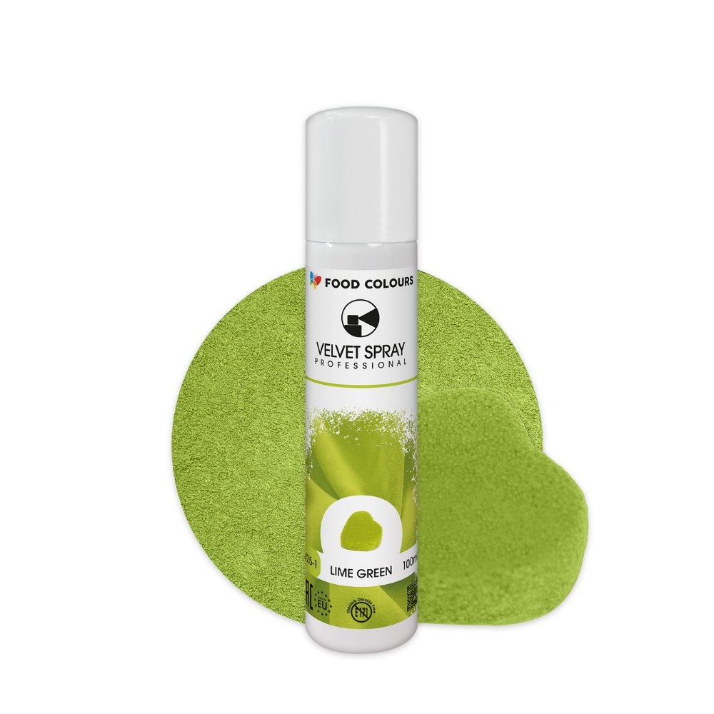 Food Colours Velvet Spray Lime Green 100ml