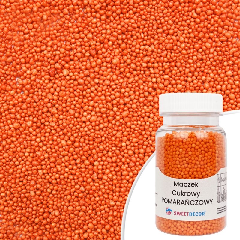 Posypka cukrowa MACZEK POMARAŃCZOWY Sweet Decor, 75 g