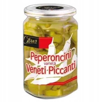 zielone Pikantne papryczki weneckie Veneti 260g - Citres włoskie całe