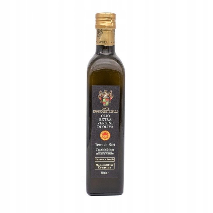Włoska Oliwa Extra Vergine DOP 500ml - Spagnoletti włoska Terra di Bari