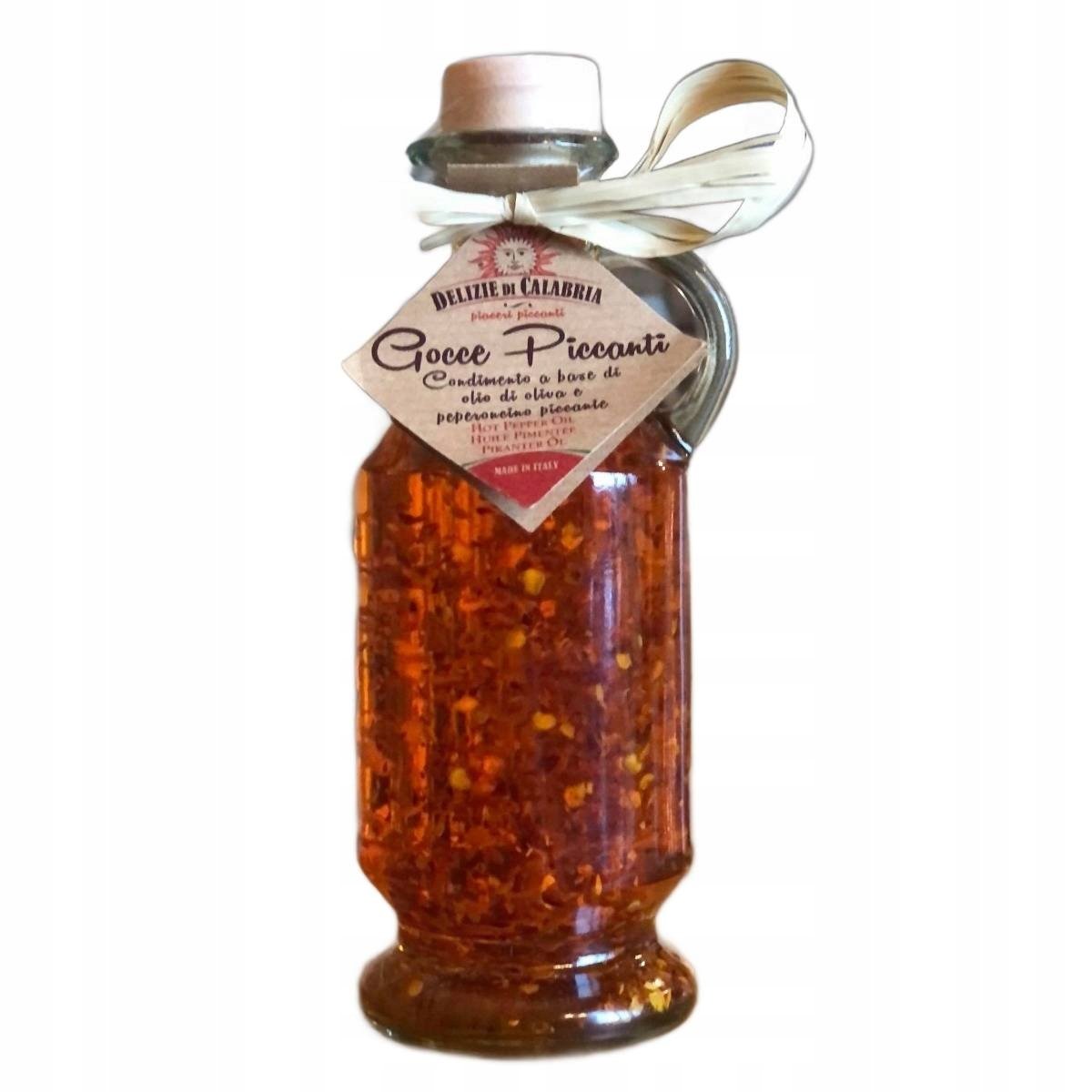 Włoska oliwa z chilli Gocce Piccanti suszone papryczki ostra
