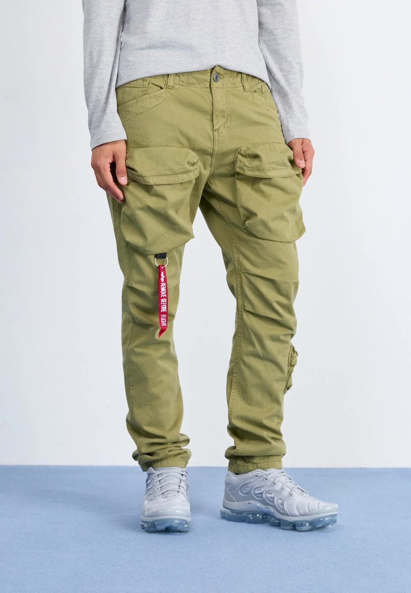 spodnie bojówki ALPHA INDUSTRIES - TACTICAL PANT OLIVE-28