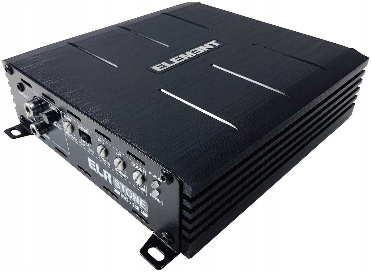 u-Dimension ELA STONE Wzmacniacz SAMOCHODOWY 2-kanałowy 2x200-300W/1x600RMS