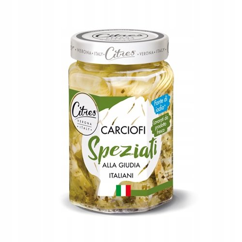marynowane Przyprawione kaczochy Carciofi Giudea 290g - Citres