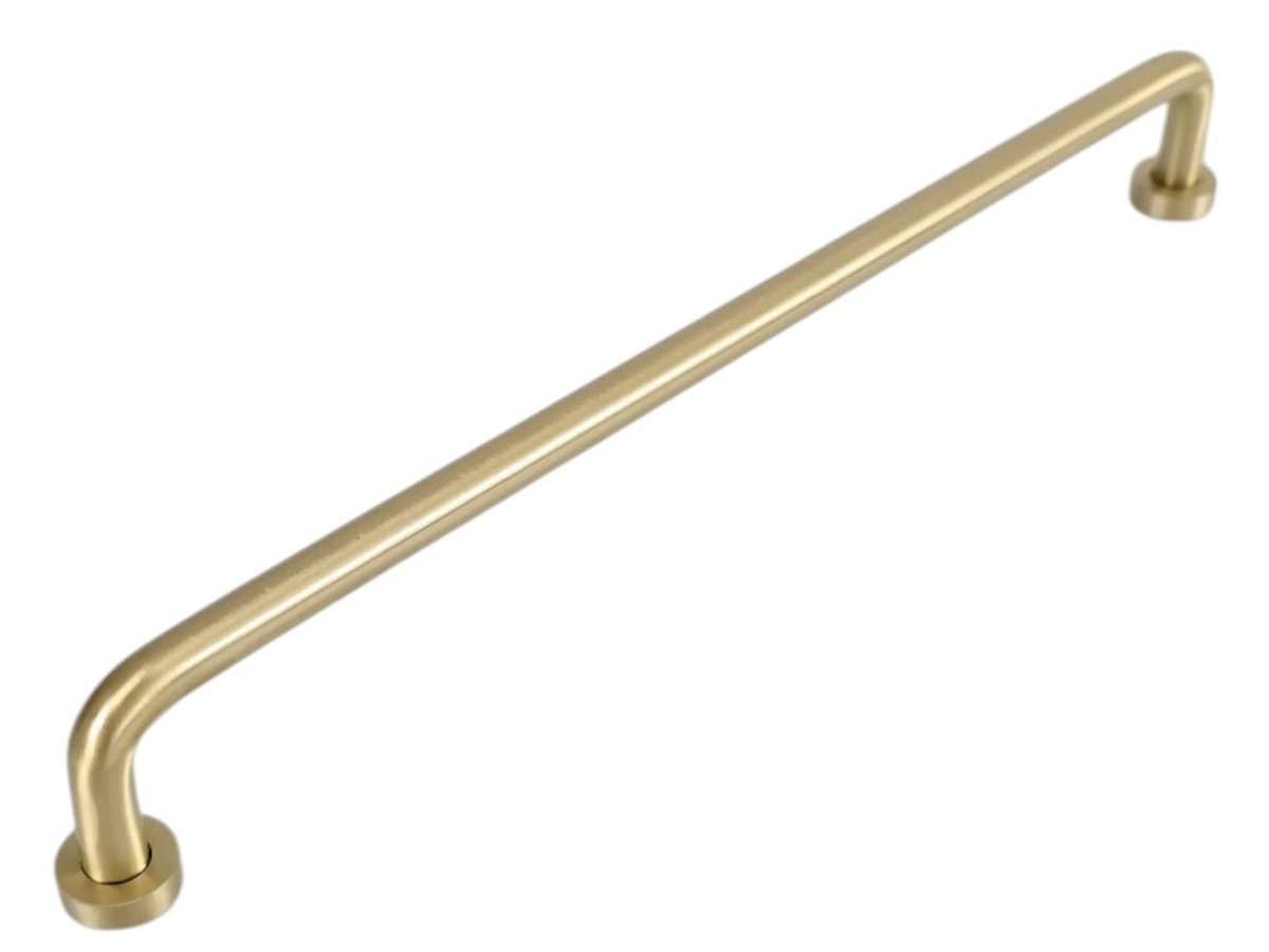 Uchwyt meblowy złoty mosiądz reling 224 mm
