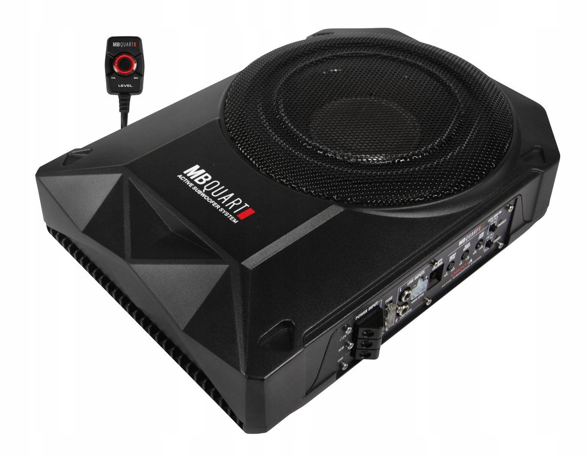 Subwoofer aktywny MB Quart QB251A 25cm 150W RMS Akcesoria montażowe