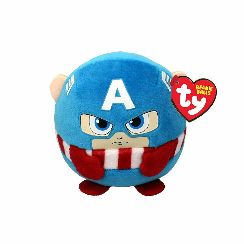 TY 42562 BEANIE CAPTAIN AMERICA