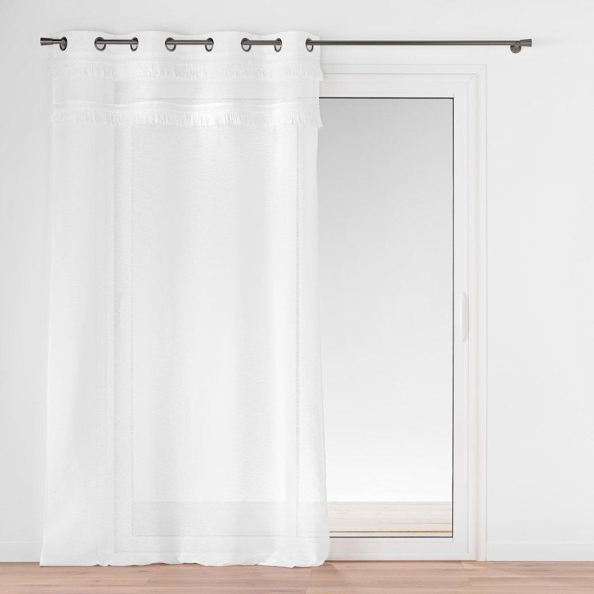 Firana okienna z frędzlami, 140 x 240 cm, FRANGINA