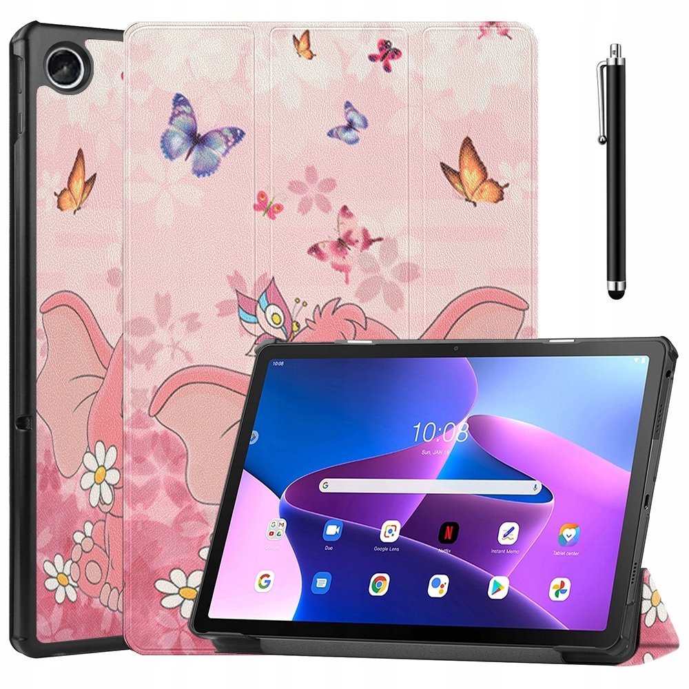 ETUI SMART COVER GRAFIKA + RYSIK do LENOVO TAB M10 Plus 3 Gen 10,6