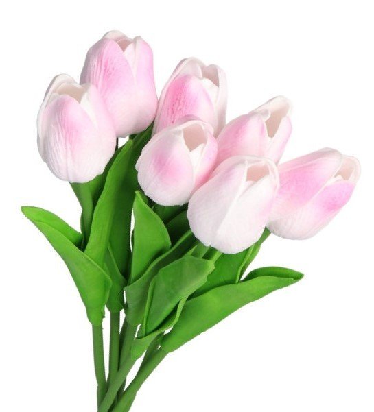 Tulipany Bukiet Tulipanów Gumowane Gumowe Silikonowe Jak Żywe