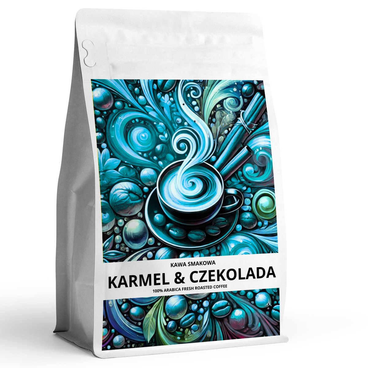 Kawa smakowa mielona KARMEL & CZEKOLADA 100 % arabica / MARGRE CAFFEE sp. z o.o.