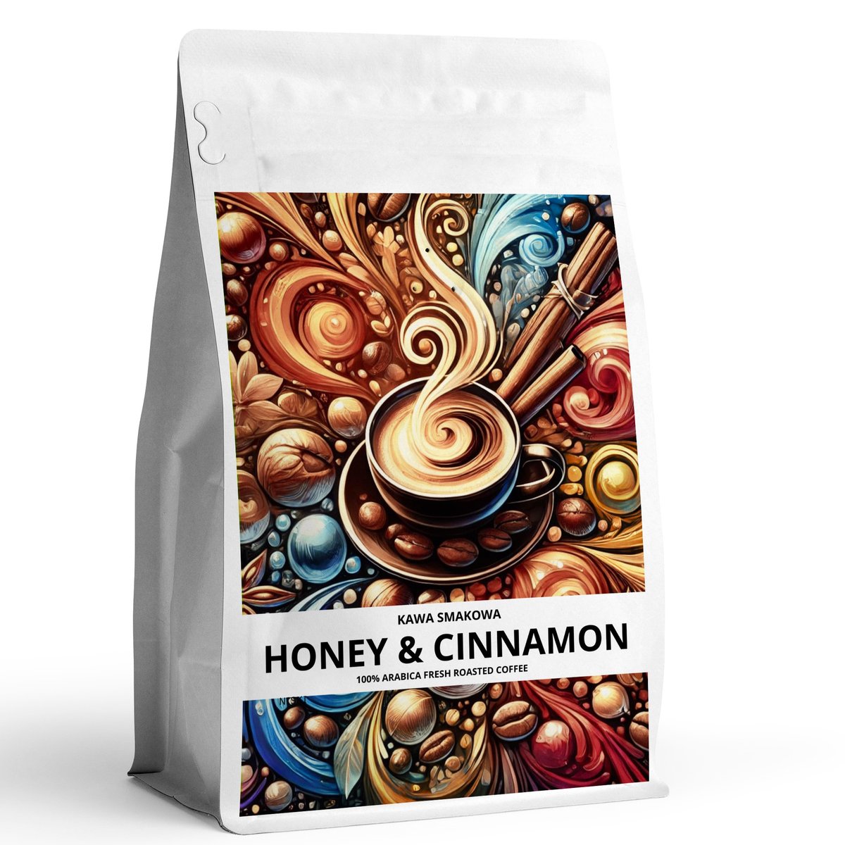 Kawa smakowa mielona HONEY & CINNAMON 100 % arabica / MARGRE CAFFEE sp. z o.o.