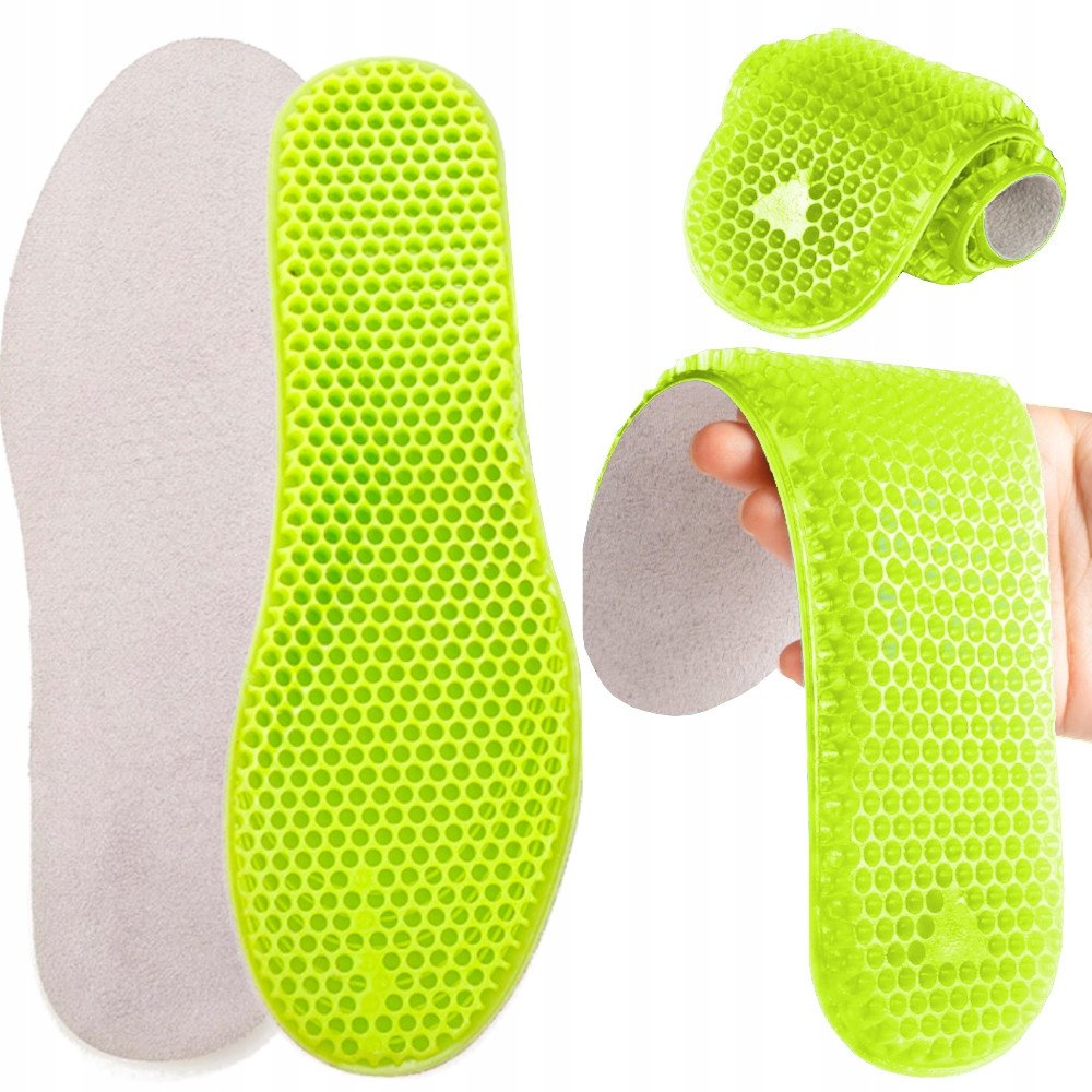ŻELOWE WKŁADKI DO BUTÓW AMORTYZUJĄCE STOPY BUTY ROBOCZE SPORTOWE roz. 35-40