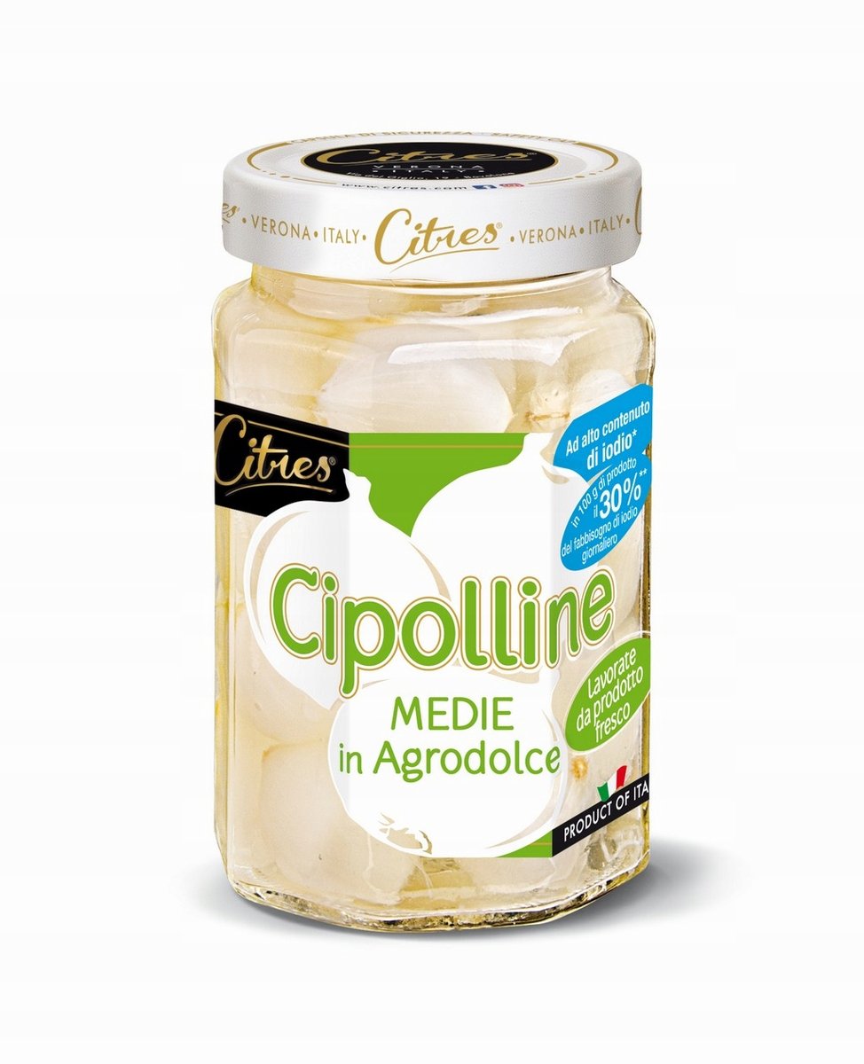 Włoskie Cebulki w zalewie Medie Agrodolce 290g - Citres