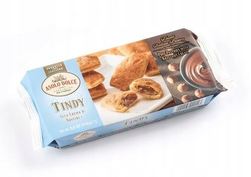 Ciastka Tindy Nocciola 110g - Asolo Dolce krem orzechowy