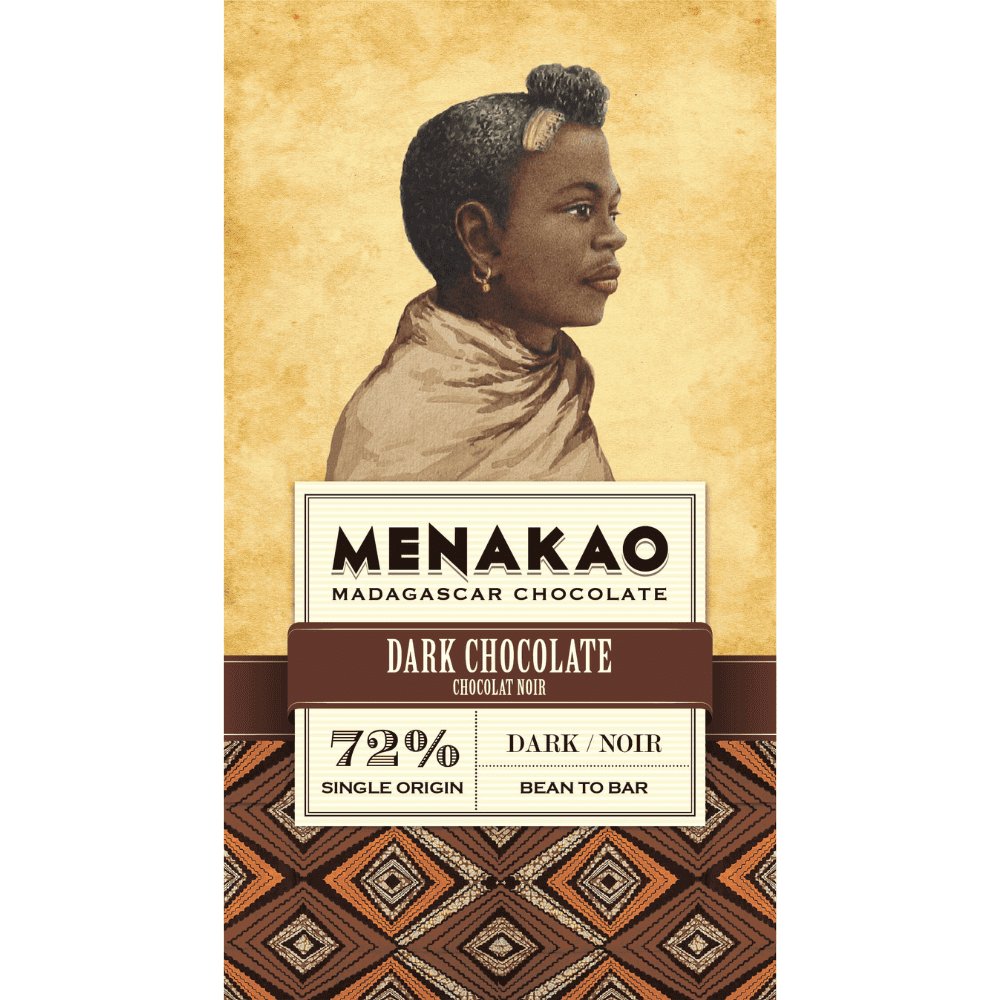 Menakao czekolada ciemna 72% 75g
