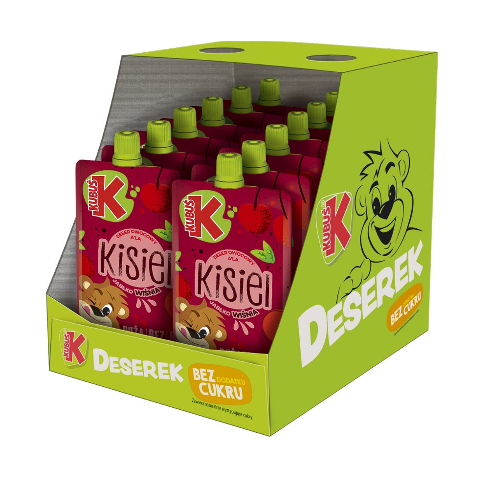 Kubuś mus deserki a'la kisiel Wiśnia 100g x 9szt