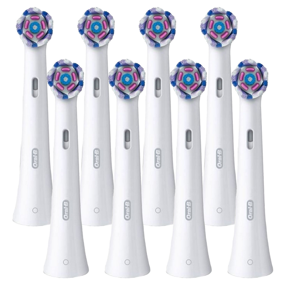8x Końcówka do szczoteczki elektrycznej Oral-B iO Radiant White