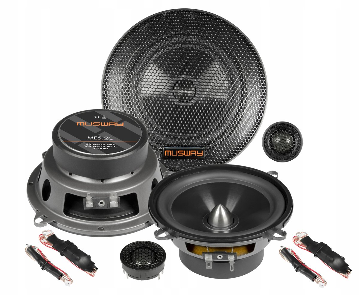 Musway ME5.2C - głośniki odseparowane130 mm moc RMS 80 Wat impedancja 3 Ohm