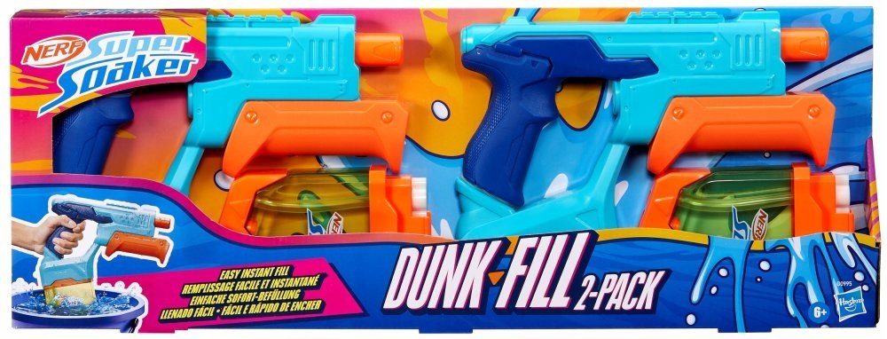 nerf super soaker dunk fill 2-pak