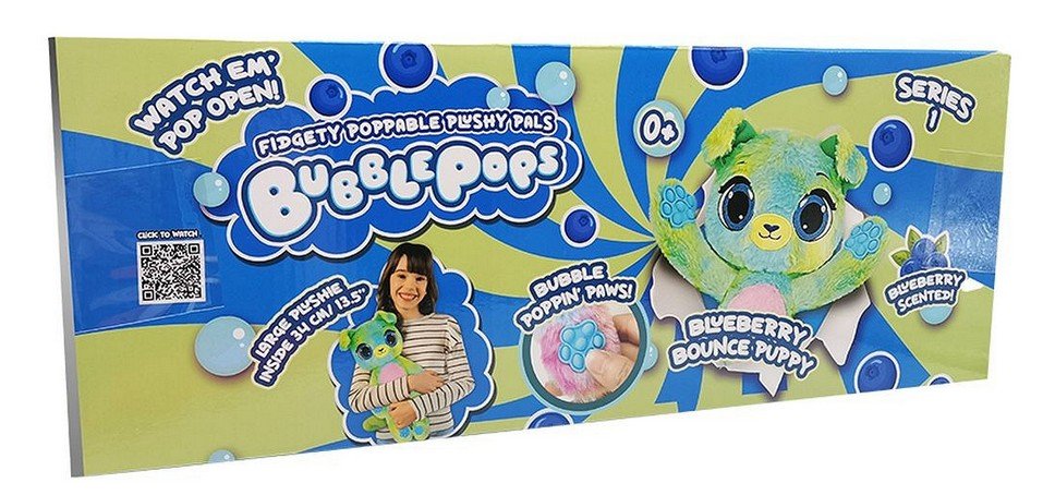 BUBBLE POPS PACHNĄCE MASKOTKI BLUEBERRY BOUNCE PUPPY