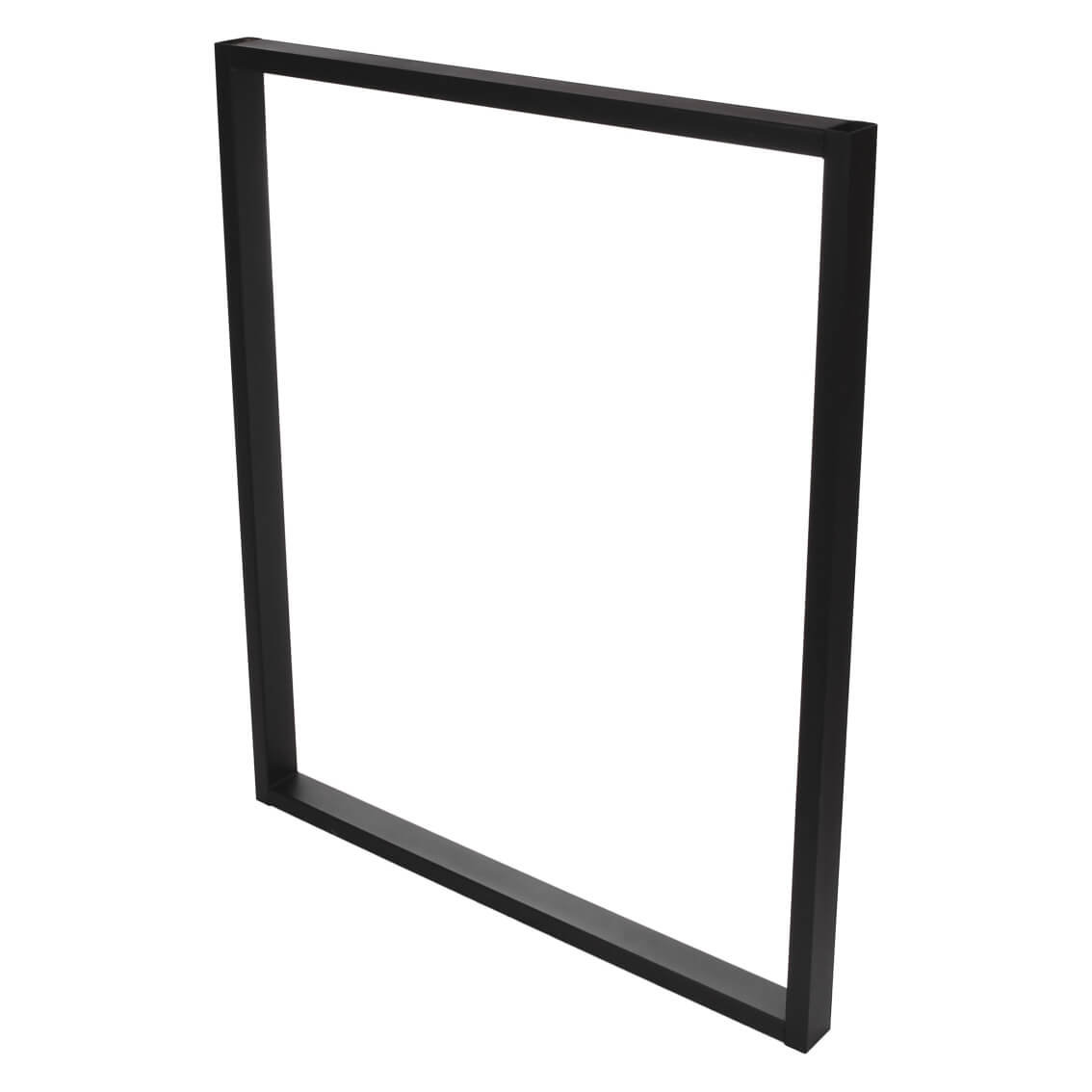 SIMPLE-4x2 Noga do stołu 40x72cm metalowa czarna x1 szt.