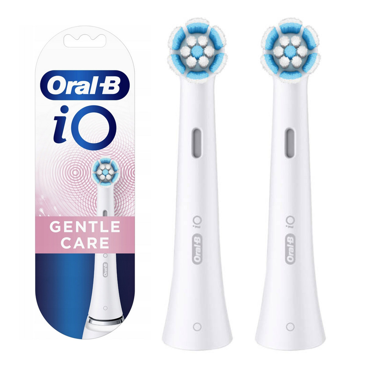 2x Końcówka do szczoteczki elektrycznej Oral-B Gentle Care Biała DELIKATNA